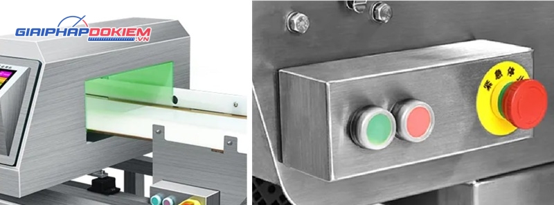 Máy dò kim loại băng tải thực phẩm CQ910K 14 Thiết kế máy chắc chắn, khung băng tải tùy chỉnh được khi đặt mua