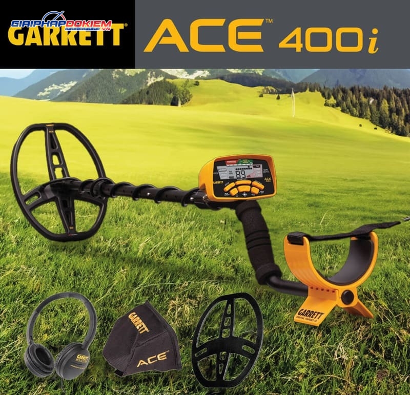 Máy dò kim loại dưới lòng đất Garrett ACE 400i 19 Bộ sản phẩm máy dò kim loại dưới lòng đất Garrett ACE 400i