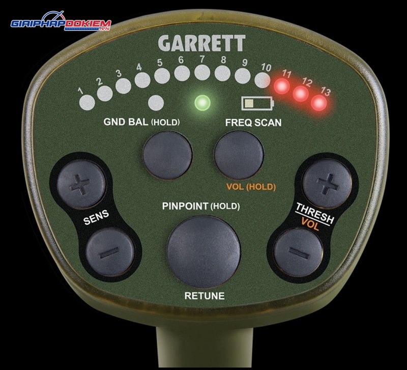 Máy dò kim loại dưới lòng đất Garrett RECON-PRO AML-750 8 Garrett RECON-PRO AML-750 hoạt động với nhiều tính năng hiện đại