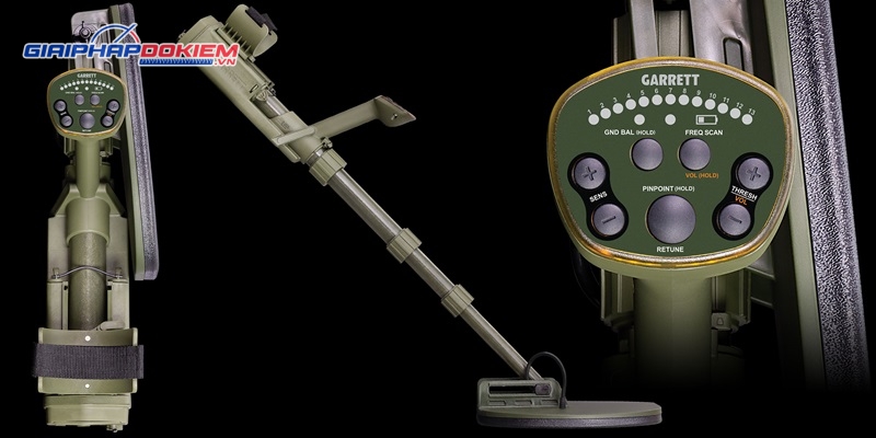 Máy dò kim loại dưới lòng đất Garrett RECON-PRO AML-750 7 Garrett RECON-PRO AML-750 có thiết kế linh hoạt, dễ dàng gấp gọn
