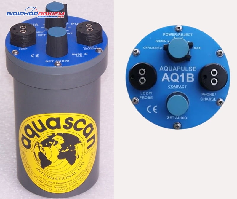 Máy dò kim loại dưới nước Aquascan AQUAPULSE AQ1B 8 Bộ điều khiển của máy với các tính năng cài đặt dễ dàng