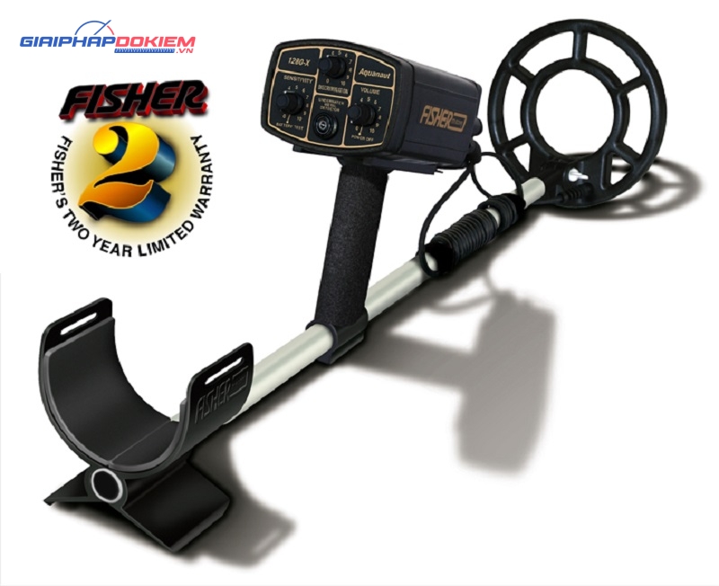 Máy dò kim loại dưới nước Fisher 1280-X lặn sâu 75m 10 Máy dò chìm 75m dưới nước 1280-X Fisher Mỹ