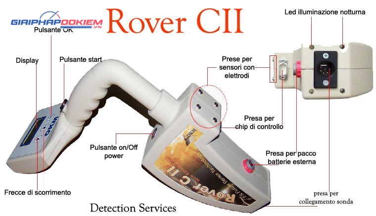 Máy dò hang động, hầm mộ, kim loại OKM Rover CII 8 Máy phát hiện hang động, hầm mộ, kim loại Rover CII – OKM