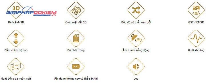 Máy dò kim loại 3D OKM eXp 4500 Professional độ sâu 25m 14 Máy dò kim loại thông minh 3D OKM eXp 4500 Professional