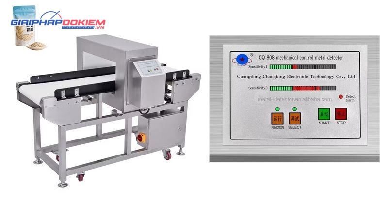 Máy dò kim loại thực phẩm Chaoqiang CQ808 hiển thị tín hiệu kép 4 Máy dò kim loại thực phẩm Chaoqiang CQ808 hiển thị tín hiệu kép - Ảnh 2
