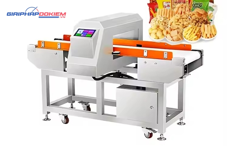 Máy dò kim loại trong thực phẩm dạng băng tải CQ806 5 Máy dò nhanh, độ nhạy cao, phát hiện kim loại chính xác