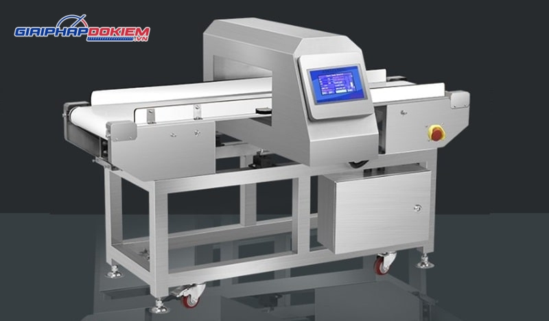 Máy dò kim loại trong thực phẩm CQ807 băng tải màn hình LCD cảm ứng 6 Máy dò kim loại CQ807 sử dụng công nghệ dò hiện đại