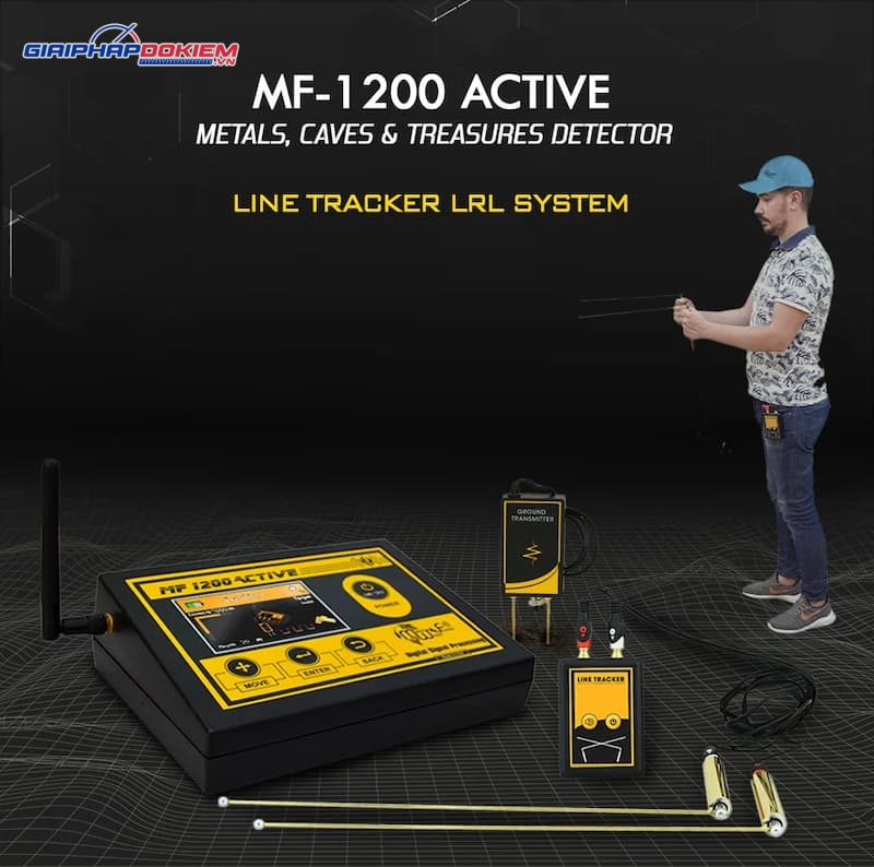 Máy dò nước ngầm MF 1200 Active 5 MF 1200 Active có giao diện thông minh kết hợp với khả năng dò tìm từ xa hiệu quả