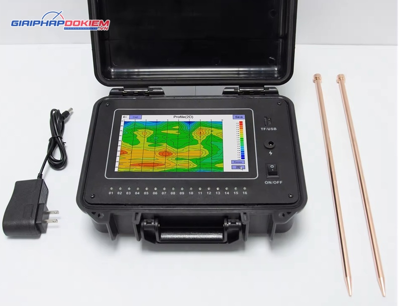 Máy dò nước ngầm OH TYMWT TYM-D Series đa tần số 16 kênh 10 Máy thu thập thông tin nhanh
