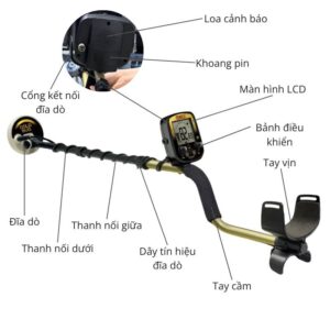 Máy dò quặng vàng cốm Fisher Gold Bug USA 8 may do quang vang com gold bug fisher usa my p1787 1782260631352