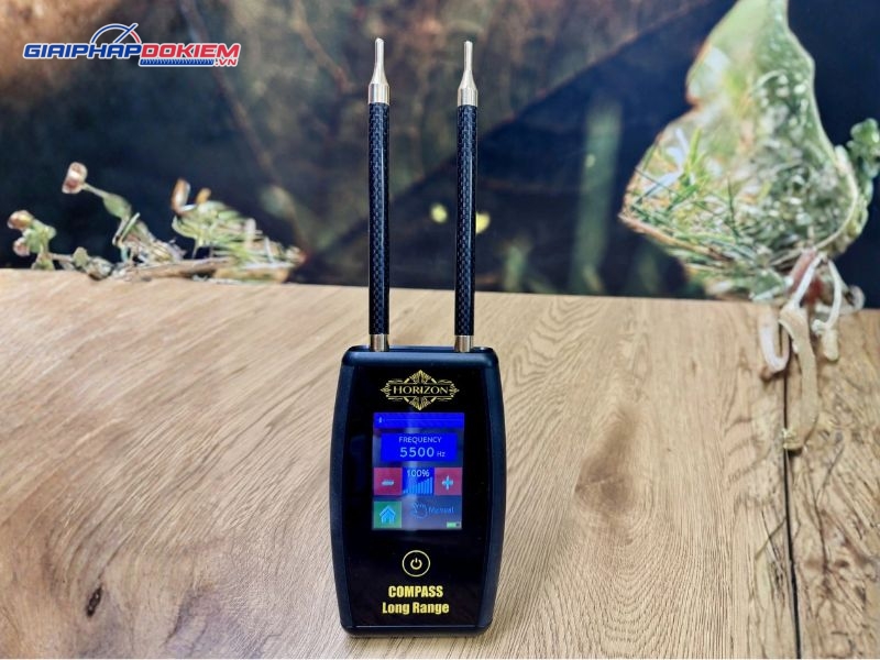 Máy dò vàng Compass Long Range Horizon đơn tần và đa tần 7 Máy dò vàng Horizon hỗ trợ 10 chương trình hoạt động chuyên biệt