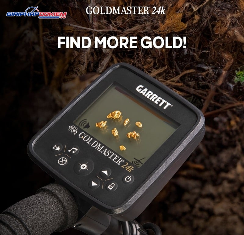 Máy dò vàng Garrett Goldmaster 24K tần số hoạt động 48 kHz 11 Garrett Goldmaster 24K dò tìm nhanh với công nghệ tần số cao 48kHz