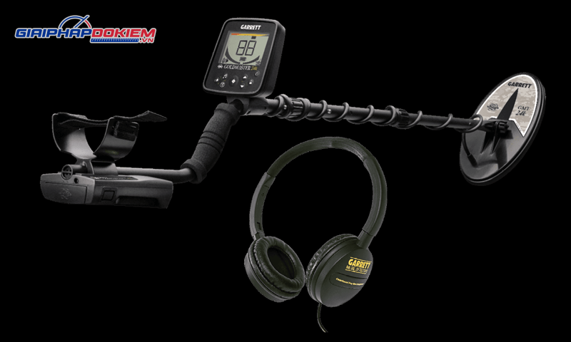 Máy dò vàng Garrett Goldmaster 24K tần số hoạt động 48 kHz 13 Máy dò vàng Garrett Goldmaster 24K thiết kế chắc chắn với tai nghe