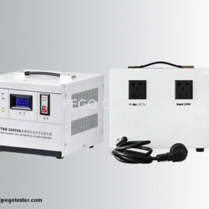 Máy ổn áp 2KVA điện áp vào 180-300V, độ ổn định ±3%