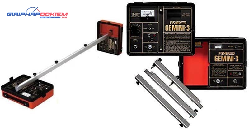 Máy dò 2 hộp Fisher Gemini3 độ sâu 6m xuất xứ Mỹ 6 Máy dò 2 hộp sâu 6m Gemini3 Fisher Mỹ