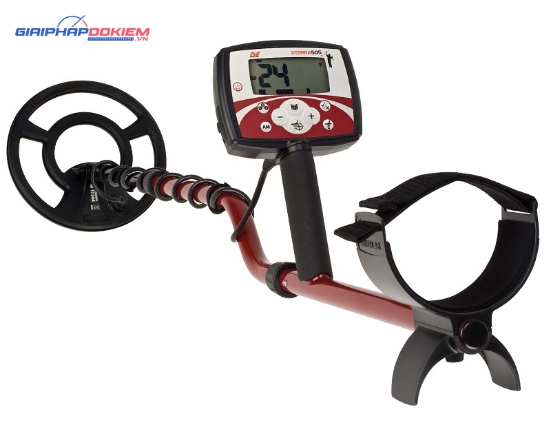Máy dò kim loại tầm trung Minelab X-Terra 505 Úc 9 Máy phát hiện kim loại X-Terra 505 Minelab Úc