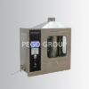 Máy thử nghiệm độ bắt cháy vật liệu xây dựng ISO11925-2 điều khiển PLC buồng đốt inox