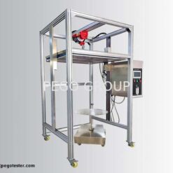 Thiết bị thử nghiệm chống nước IPX1-2 chuẩn IEC60529 kiểu mở, bàn xoay inox SUS304