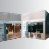 Máy thử nghiệm độ cháy ngang và thẳng đứng 50W 500W IEC60695-11-4 / 3