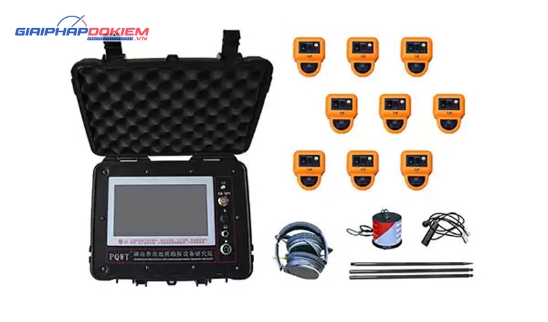 Máy phát hiện rò rỉ nước PQWT-CL900 độ sâu 8m màn hình 7 inch 10 Máy dò rò rỉ nước PQWT-CL900 là sản phẩm của hãng PQWT