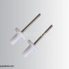 Que thử nghiệm chốt côn ren hình trụ Φ4 dài 50 kim loại và nylon IEC61032