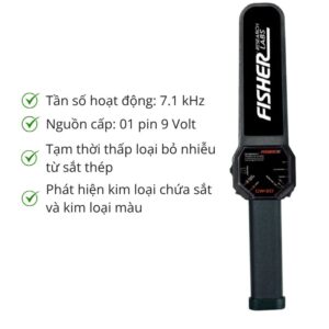 Máy dò kim loại an ninh cầm tay Fisher CW-20 xuất xứ Mỹ 9 tay do an ninh cam tay my fisher cw 20 p1811 1783280499195