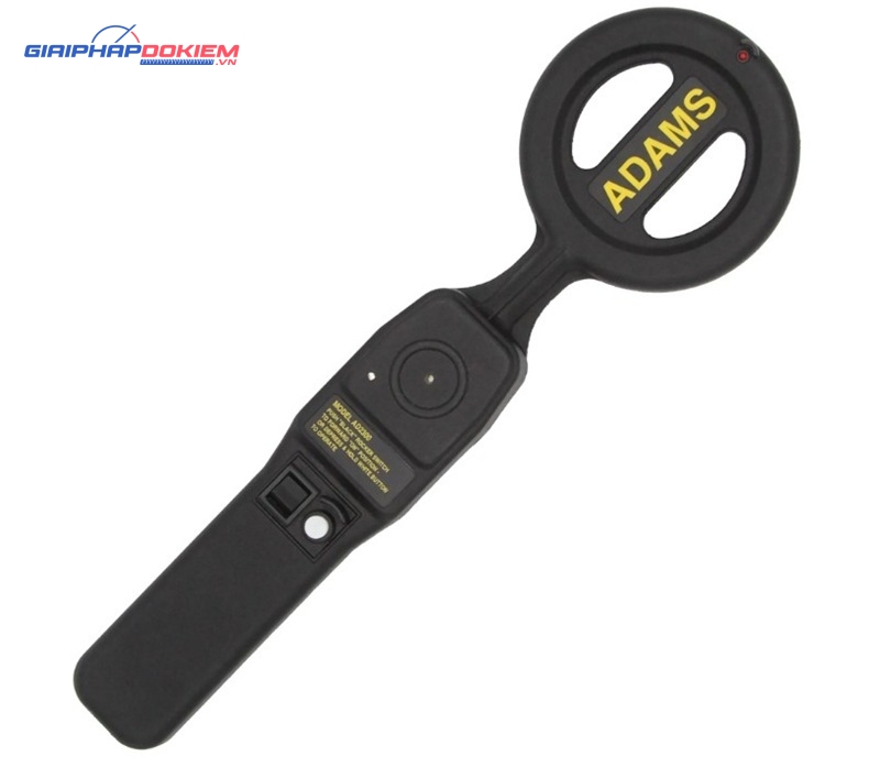 Máy dò kim loại cầm tay Adams AD2300 chuẩn chống thấm IP64 6 Tay dò kim loại Adams AD2300 độ nhạy cao, dò kim loại chính xác