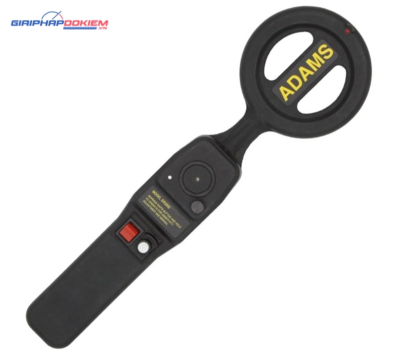 Máy dò kim loại cầm tay Adams ER3000 chống nước IP64 6 Tay dò kim loại Adams ER3000 dò nhanh với cả các kim loại cực nhỏ