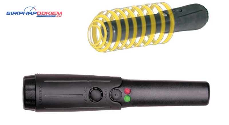 Máy dò kim loại cầm tay Garrett THD 1165900 chống nước IP66 14 Thiết kế nhỏ gọn dò tìm 360 độ