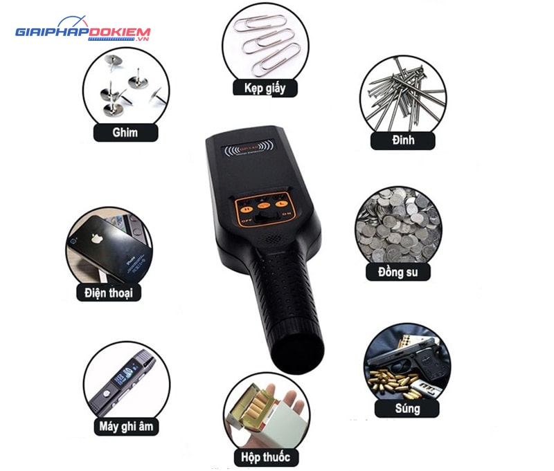 Máy dò kim loại cầm tay GP-140 cảnh báo âm thanh và rung 14 GP-140 có khả năng dò nhanh, chính xác