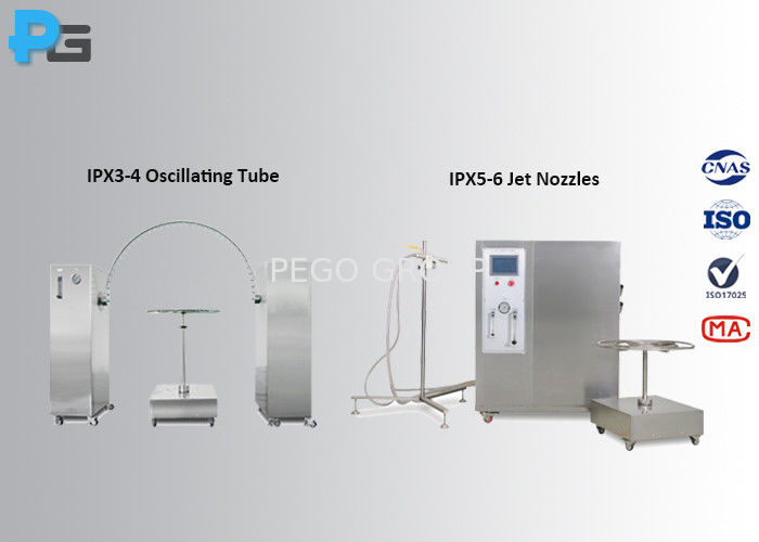 Thiết bị thử nghiệm độ chống nước IP IPX1 IPX2 IPX3 IPX4 IPX5 IPX6 5 Thiết bị thử nghiệm độ chống nước IP IPX1 IPX2 IPX3 IPX4 IPX5 IPX6