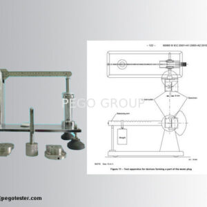 Thiết bị thử nghiệm mô-men xoắn phích cắm ổ cắm IEC60065 kèm phích cắm BS/UL/AS/NZS