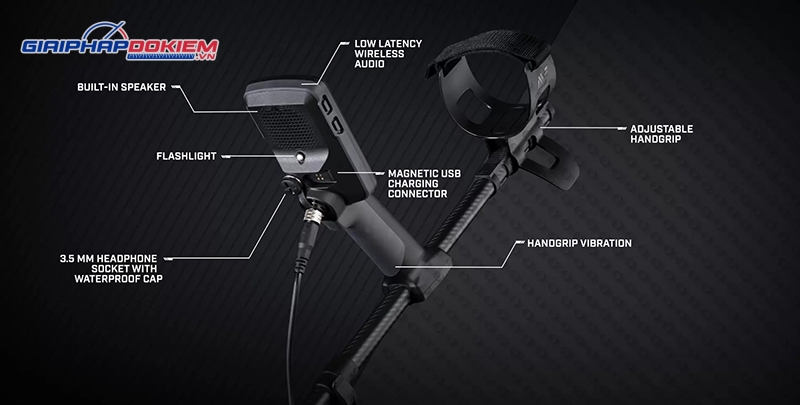Máy dò kim loại dưới lòng đất Minelab Equinox 700 19 Nhẹ và nhỏ gọn