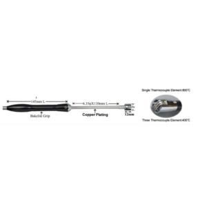 Đầu dò nhiệt độ RTD EZDO SF002A kiểu K (0.4 class)