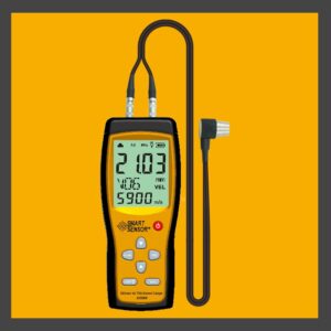 Máy đo độ dày vật liệu bằng siêu âm Smartsensor AS860 (1.2~225mm; ±(1%H+0.1)mm)