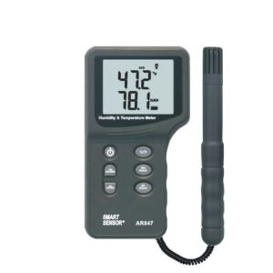 Máy đo nhiệt độ độ ẩm không khí SmartSensor AR847 hỗ trợ đo kiểu K