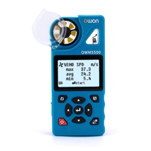 Máy đo tốc độ gió OWON OWM5500 (0.6 – 40 m/s, 5 – 95 %RH, -10 – 50 ℃)